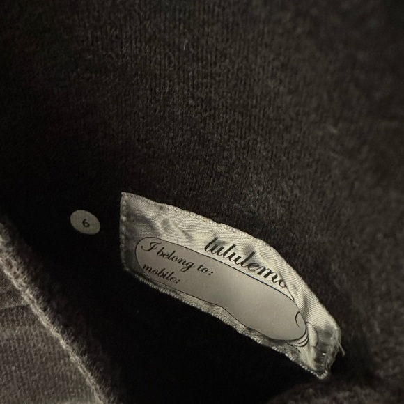 Vintage Lululemon Remix (Scuba Style) Hoodie, Size 6, Dark Grey - Picture 8 of 9